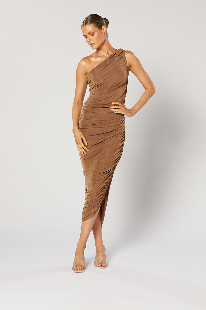 Valor Midi Dress Bronze - Winona