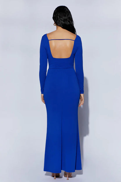 Mehlika Maxi Dress - Persian Blue