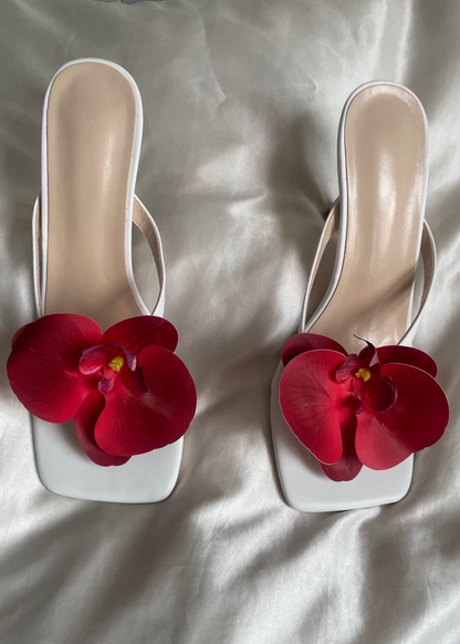 Orchid Shoe Clips