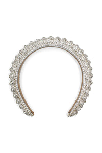 AVAH HEADBAND IN WHITE AND SILVER - Morgan & Taylor