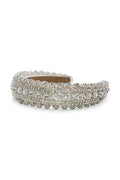 AVAH HEADBAND IN WHITE AND SILVER - Morgan & Taylor