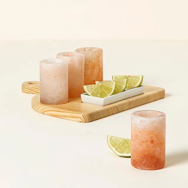 Himalayan Salt Shot Glasses - Pair