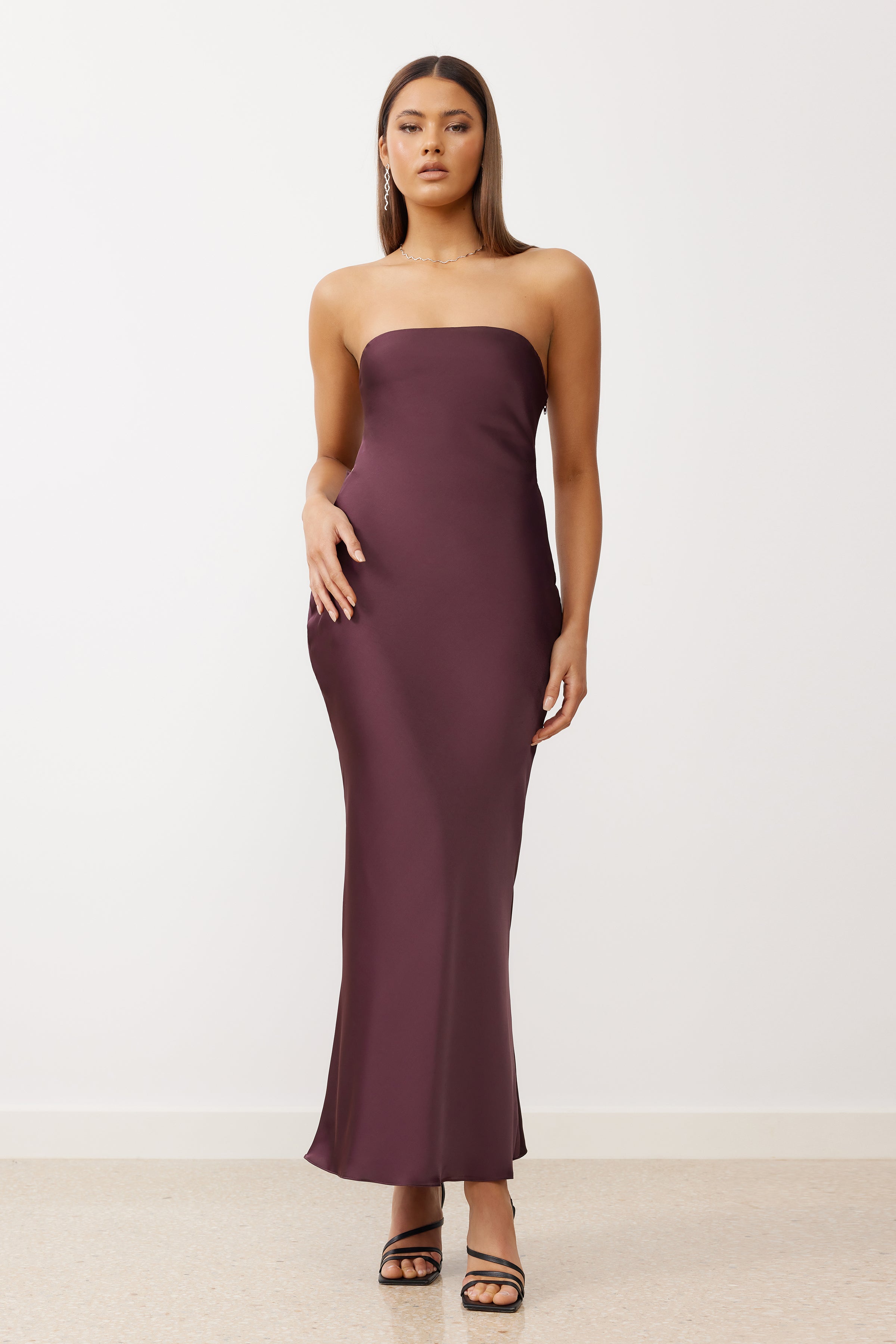 Indra Dress Grape Lexi The Style Reform