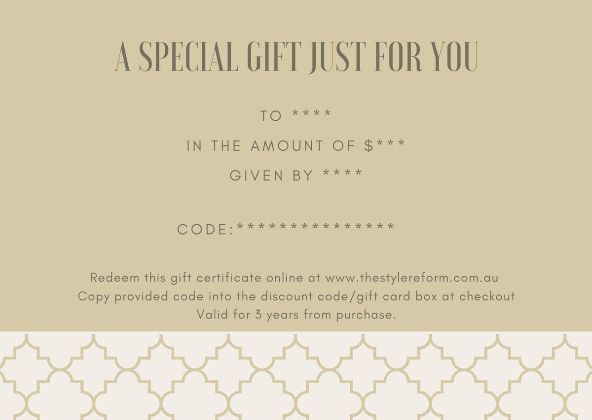 The Style Reform Gift Card