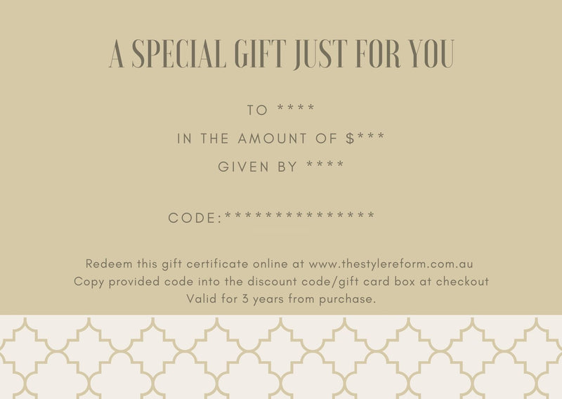 The Style Reform Gift Card