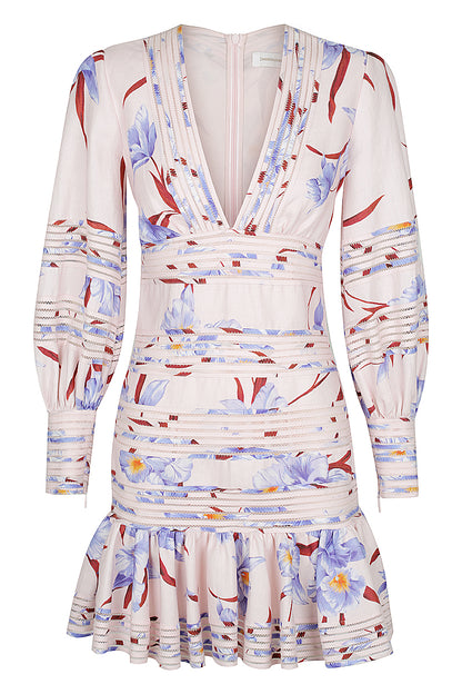 Corsage Linear Mini Dress - Zimmermann