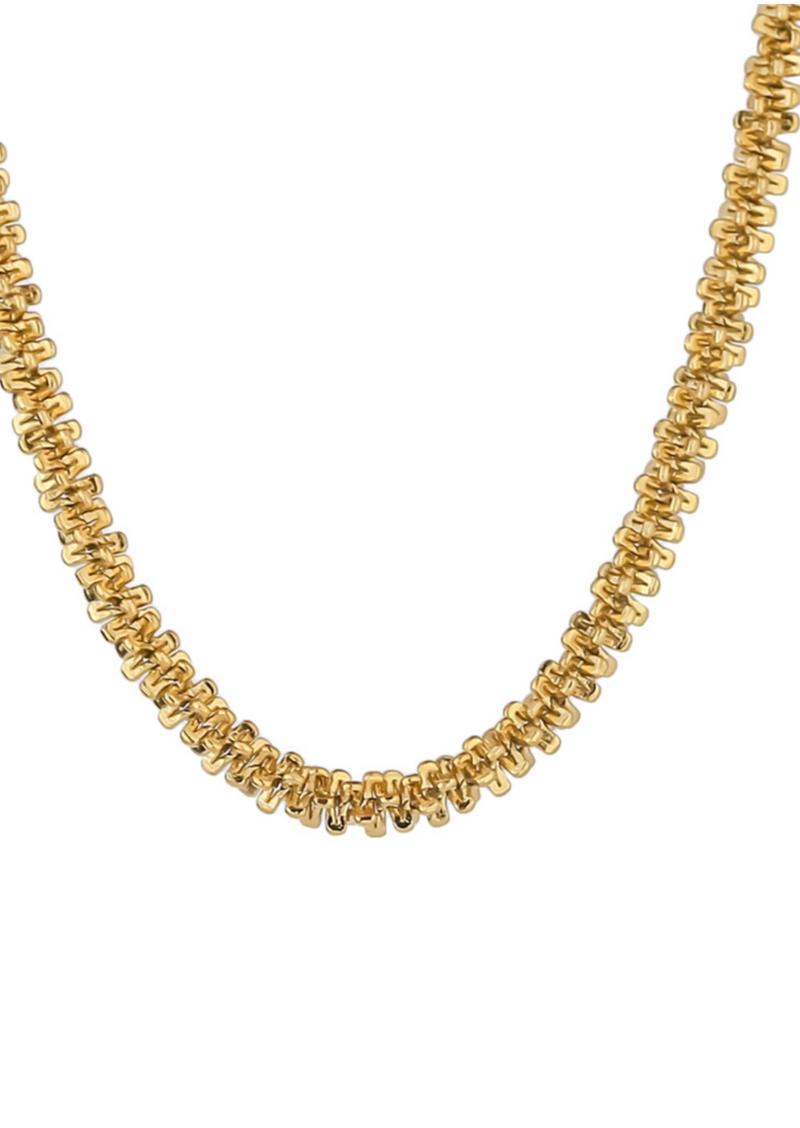 18K Gold Plated, Jada Necklace - JT LUXE