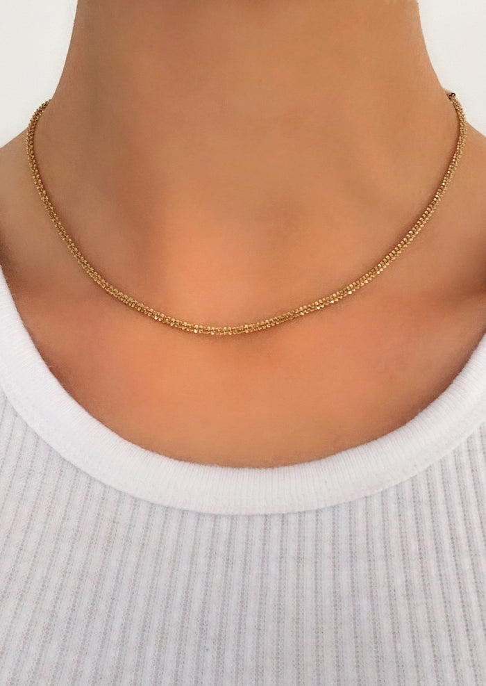18K Gold Plated, Jada Necklace - JT LUXE