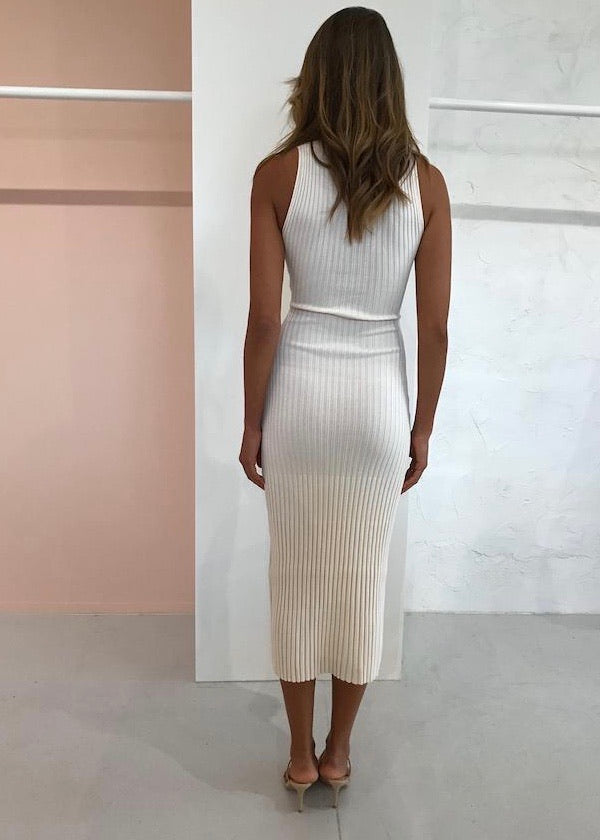 Noir Et Blanc Midi Dress Bec Bridge